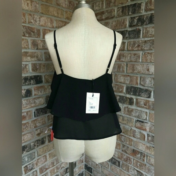 NWT Theory OTS Tank Black SClassic Ggt - Picture 4 of 5
